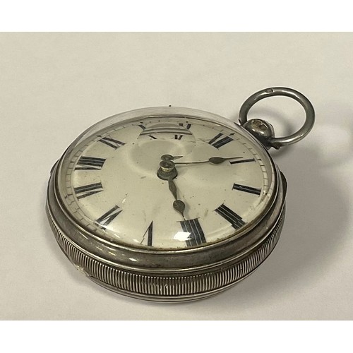 5146 - A hallmarked silver verge pocket watch, Irish, Moore, Dublin no.766