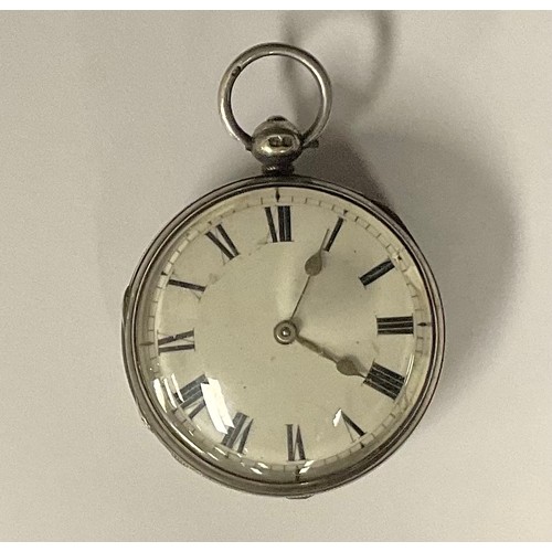 5146 - A hallmarked silver verge pocket watch, Irish, Moore, Dublin no.766