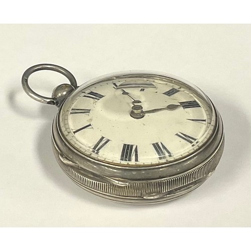 5146 - A hallmarked silver verge pocket watch, Irish, Moore, Dublin no.766