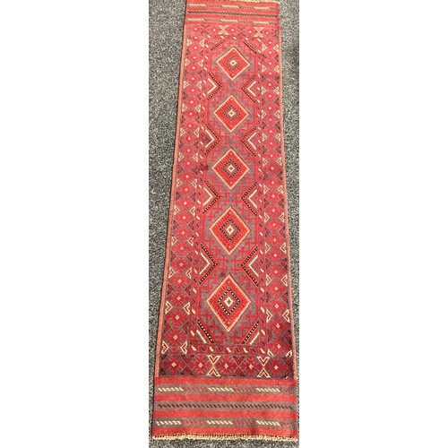 5521 - Oriental Rugs and Carpets - a Meshwani runner, 262cm x 60cm