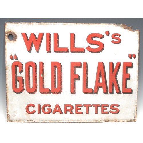 950 - Advertising, Tobacciana and Smoking Interest - a rectangular double sided enamel sign, one side insc... 