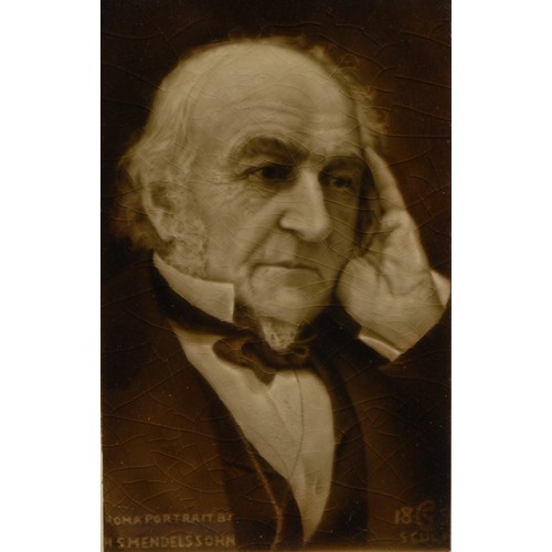 294 - H.S. Mendelssohn (fl. 1898)
Portrait of Sir William Gladstone
signed, dated 1898, manufacturer to ve... 