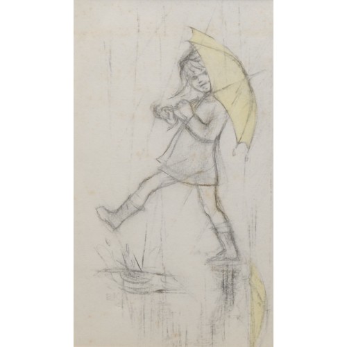 290 - Ernest Howard Shepard (1879-1976), after
Christopher Robin with Umbrella
monogrammed, label to verso... 