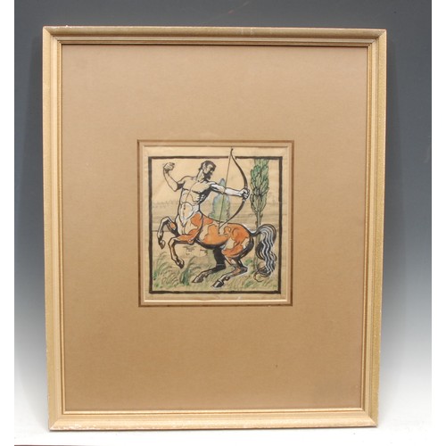 289 - English School (mid-century)
Centaur in Woodland
unsigned, ink on tracing paper, attribution to vers... 