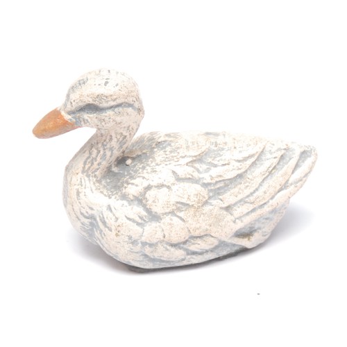 970 - A 19th century Viennese cold-painted bronze, as a swan, 3.5cm high; another similar, as a pair of pa... 