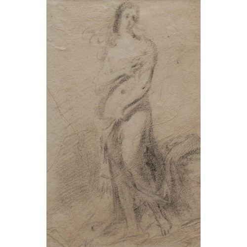 300 - Italian School (19th century)
Diana at the Bath, study after the Old Master
unsigned, pencil sketch ... 