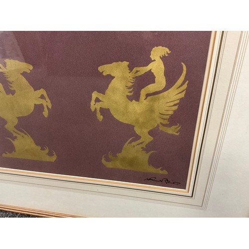 1013 - William Russell Flint (1880-1969), Ray Mounted on Pegasus, mixed media, signed and titled to verso i... 