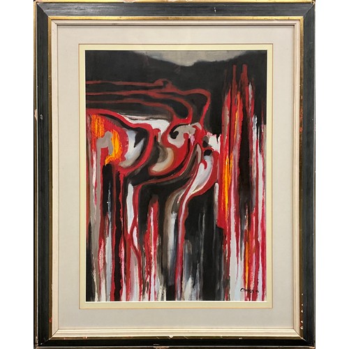 1019 - William Crozier (Bn. Glasgow, 1930-2011)
Abstract
signed, indistinctly dated, mixed media, gallery l... 