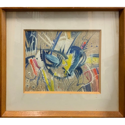 1031 - James Arthur Found, (British, Active 1907-38), Abstract picture, signed, titled to verso, watercolou... 