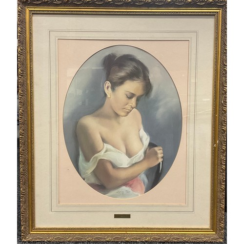 1037 - Domingo, Alvarez Gomez (Spanish Bn. 1942), after, Female Study, limited edition print, 95/850, signe... 