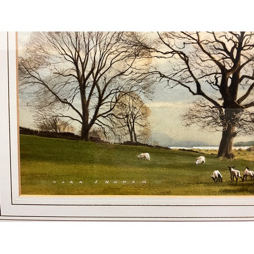 1061 - Alan Ingham, (1932 - 2002) 
Nursery Slope, Derwent Fells from Millbeck, Cumbria, signed, watercolour... 