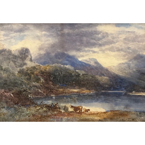 1078 - English School (Late 19th century)
Clouds Gathering, The Lake District
watercolour, 23.5cm x 33.5cm