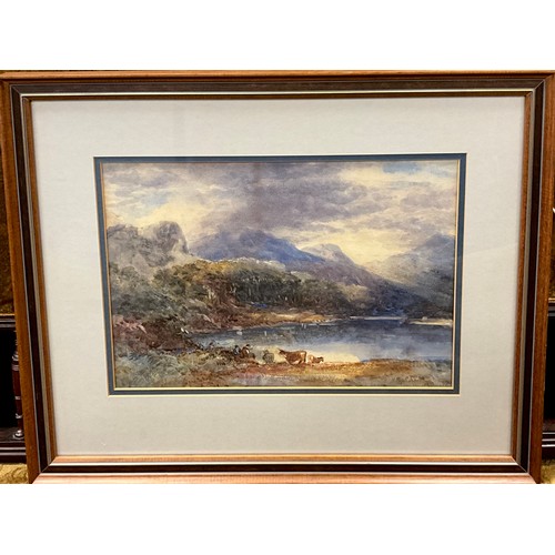 1078 - English School (Late 19th century)
Clouds Gathering, The Lake District
watercolour, 23.5cm x 33.5cm