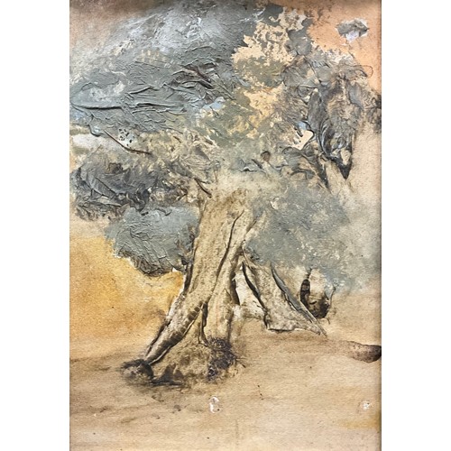 1079 - Francesco Alessandri (Italian, contemporary)
Study of Trees
oil on board, with original Margutta 9 G... 