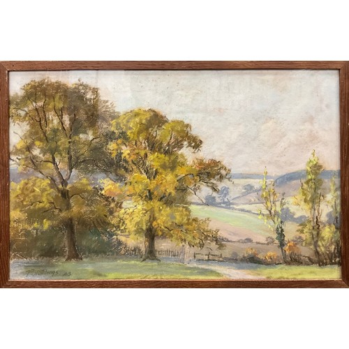 1080 - Fred Stubbings (1900 - 1956)
A Pair, Spring and Summer
signed, one dated '43, pastel sketches, 28cm ... 