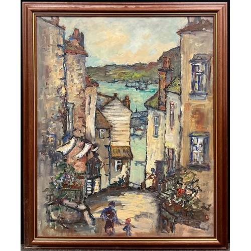 1101 - Yram Allets (Mary Stella) Edwards (1915-2009) 
Bethesda Hill, St. Ives 
signed, oil on board, 76cm x... 