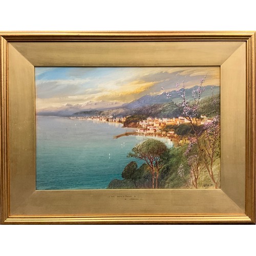 1115 - John Shapland (British, 1865-1929) 
Nice, South of France 
signed, watercolour, 37cm x 55cm.