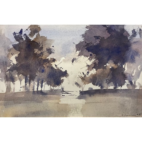 1235 - Lawrie Williamson (1932-2017)
Woodland Gate
signed, dated '93, watercolour, 25.5 x 38cm