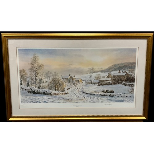 1261 - Rex N. Preston (British, bn. 1948), after, Calton Lees, Chatsworth, limited edition lithograph, sign... 