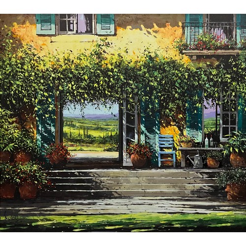 1283 - Jeremy Barlow (1945-2020), By and after, ‘Patio with steps’, signed, Archival Proof, 88cm x 98cm.