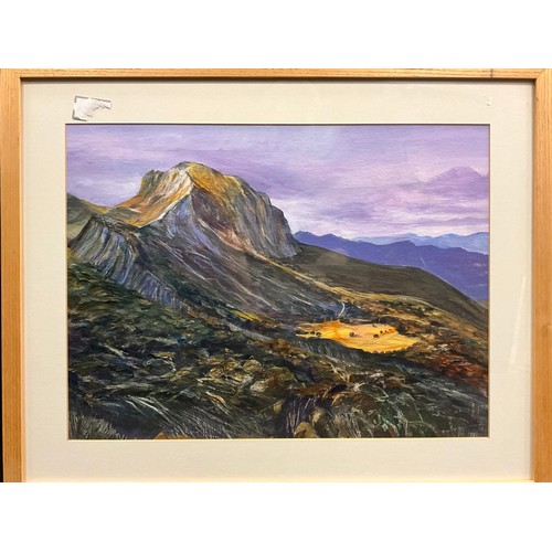 1306 - Peter Hillier (British, 20th century), Picos de Europa, No. 1, signed, watercolour, 35.5cm x 47.5cm.