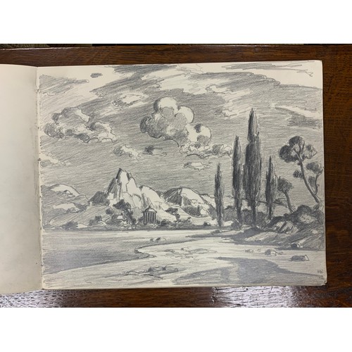 1316 - Hirst Walker (1868 - 1957), A Sketchbook, with approximately 35 leaves, mostly full-page working ske... 