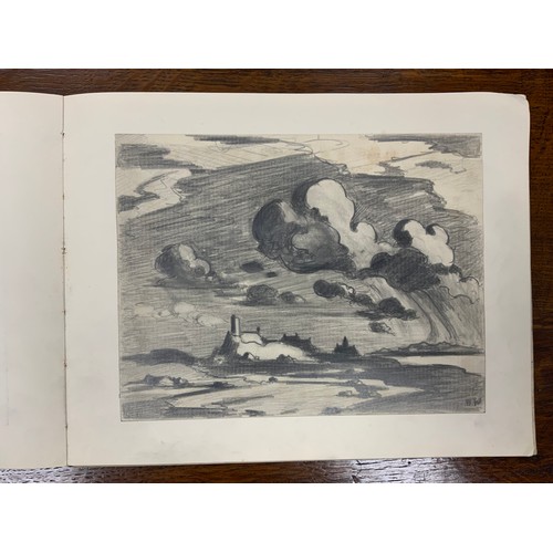 1316 - Hirst Walker (1868 - 1957), A Sketchbook, with approximately 35 leaves, mostly full-page working ske... 