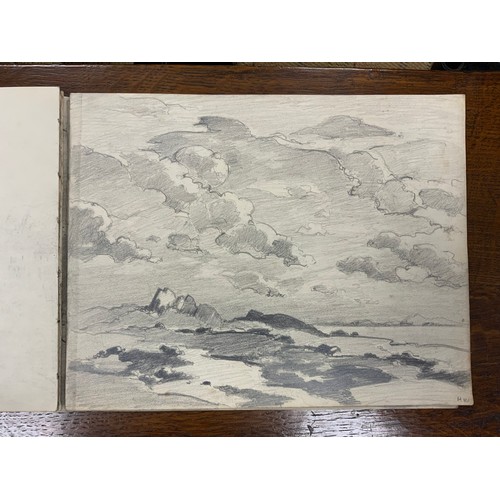 1316 - Hirst Walker (1868 - 1957), A Sketchbook, with approximately 35 leaves, mostly full-page working ske... 