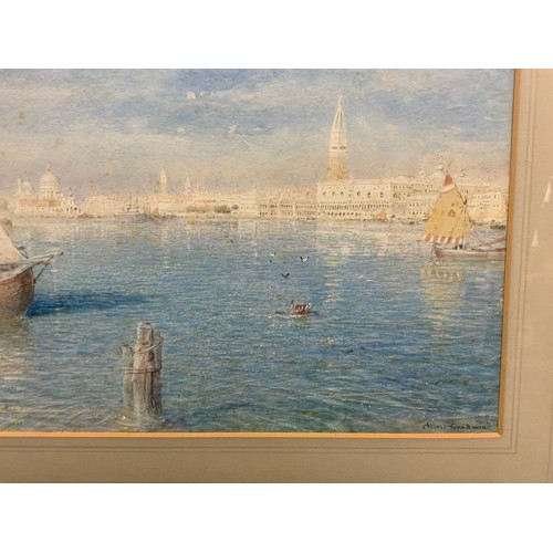 1319 - Albert Goodwin (1845-1932) 
Venice in the morning, 1902 
signed, titled, and dated, watercolour, 33c... 