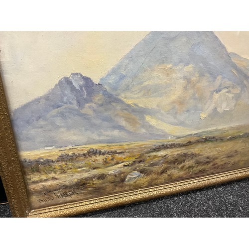 1187 - David Bond Walker (1891-1977) 
Irish Landscape, Big and Wee Bynyland, County Down 
signed, oil on ca... 