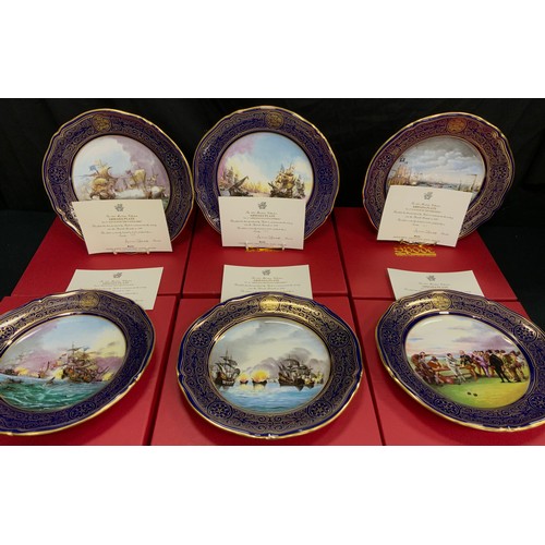 104 - Spode from the The 1987 Maritime Collection, Armada Plate including; Game of bowls 22/2000, Armada l... 