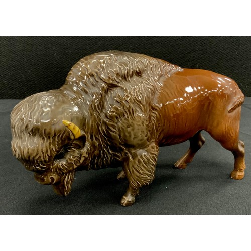 122 - A Beswick model Bison, 9cm long.