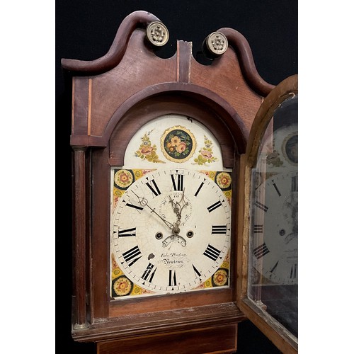 229 - A 19th century Longcase Clock, by Edward Poulson, of Newtown, Monmouthshire, white enamelled dial, p... 