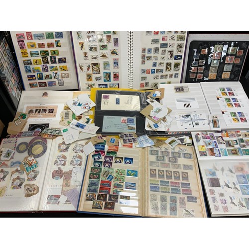 303 - Stamps - QEII stamp pack collection 1990's/2000, f/v approx £370 plus QEII Jubilee coin covers and M... 