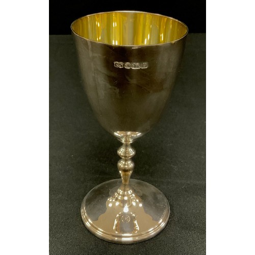 334 - A silver wine goblet, Sheffield 1995, 176.5 grams