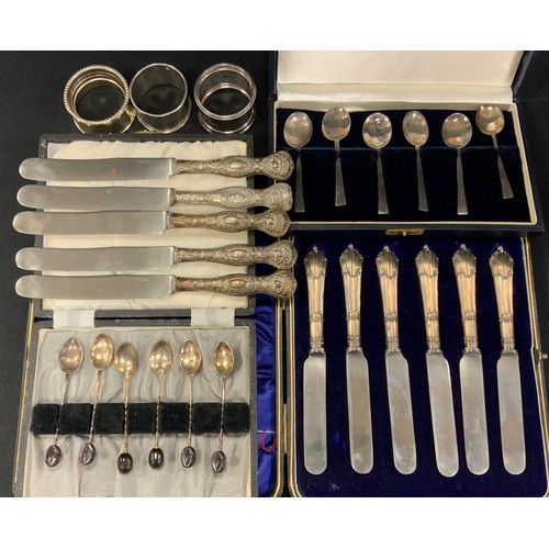 340 - Silver - set of six Thomas Bradbury and Sons coffee pots, contemporary design, Sheffield 1943, anoth... 