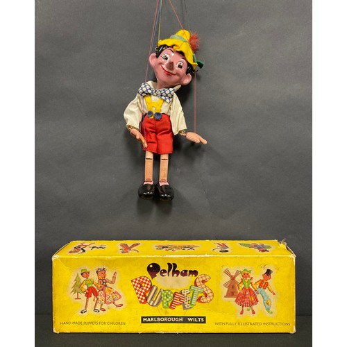 344 - SL Pinocchio (1961), from the Walt Disney animated film Pinocchio, Pelham Puppets SL Range, moulded ... 