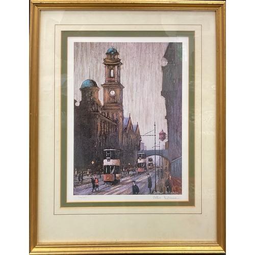 173 - Arthur Delaney (1927-1987), after, Oxford Street, Manchester, signed, limited edition edition number... 