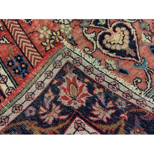 198 - A hand-knotted Persian Hamadan style Garden carpet or rug, 188cm x 129cm, early 20th century.