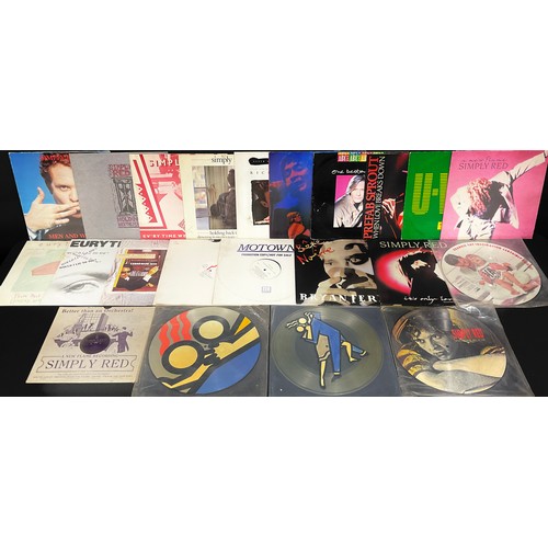 664 - Vinyl Records – LP’s and 12” Singles – including Simply Red – Life – 0630-12069-1; George Michael – ... 