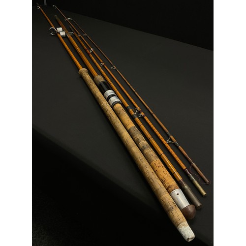 1578 - Fly Fishing - A B James Richard Walker Avon 2 piece split cane rod, and another, (2).