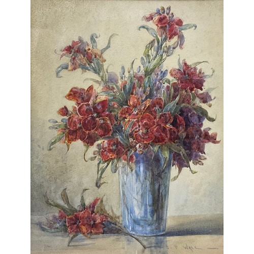 1092 - John Porter Wale (1860-1920)
A similar pair, Floral still life studies, Anemones, Sweet Williams
eac... 