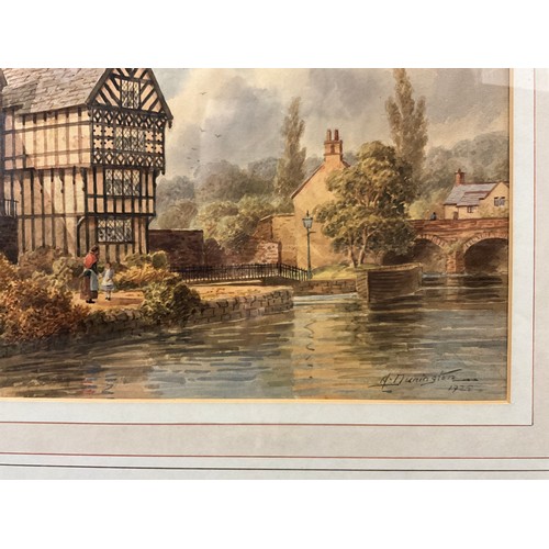 783 - Albert Dunington
The Packet House, Worsley
signed, dated 1925, watercolour, 25cm x 36cm