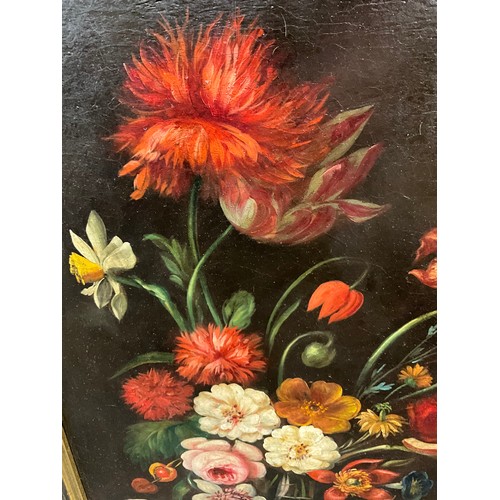 1071 - Dutch School, (18th century manner)
An Early Summer Bouquet of Flowers
unsigned, oil on canvas, 61cm... 