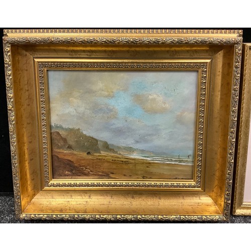 1029 - T. Elliot (British, 19th/early 20th century)
Robin Hood’s Bay
signed, oil on board, 19.5cm x 25cm;  ... 