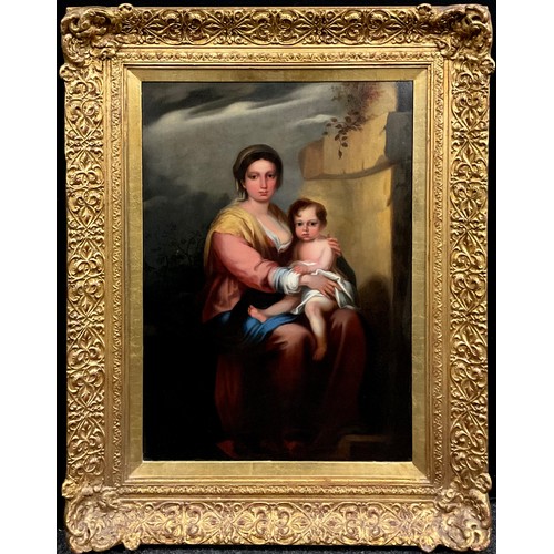 806 - After Bartolome Esteban Murillo (1617-1682)
La Virgen de la Leche, Virgin and Child
oil on canvas, 7... 