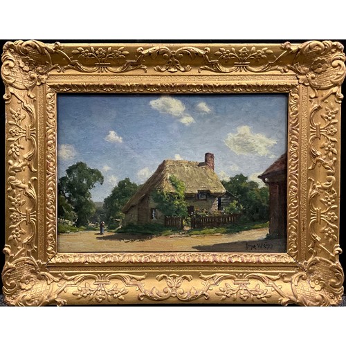 1122 - José Weiss (Joseph Vincent Nicholas Francis Weiss) (British, 1859-1919)
Old Sussex Cottage
signed, o... 