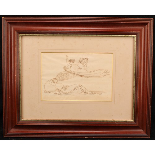 910 - Continental School (19th century) 
Studies of Classical Figures 
unsigned, ink, 17cm x 25cm