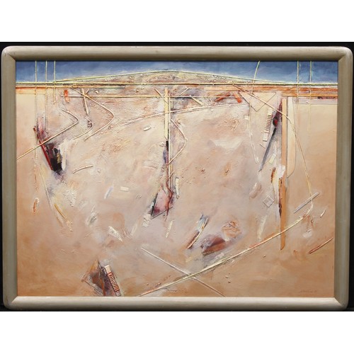 1021 - Style of Michael Kelly Williams (b. 1950-) 
Another Winter 
signed, dated ‘87, mixed media, 75cm x 1... 