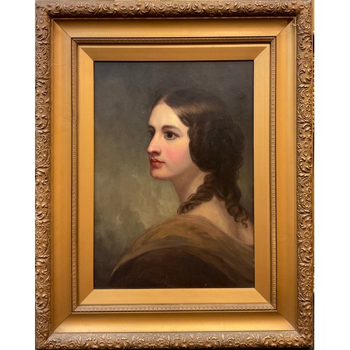 935 - British School (19th century)
A Portrait of Lady Harriet Hamilton
unsigned, oil on board, 53cm x 37.... 